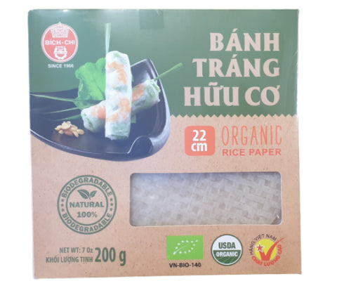 Bich Chi Organic white rice paper 22cm ( 200g)