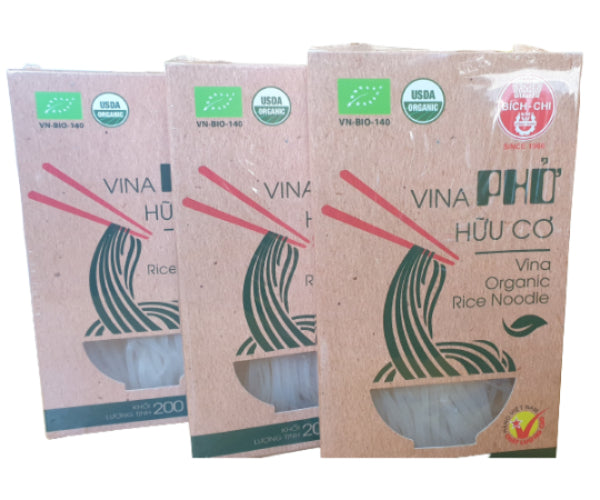 Bich Chi Vina Organic white Rice Noodle 200g