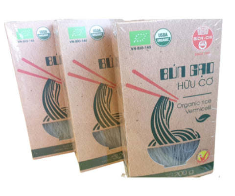 Bich Chi Organic White rice Vermicelli 200g