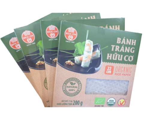 Bich Chi Organic white rice paper 22cm ( 200g)