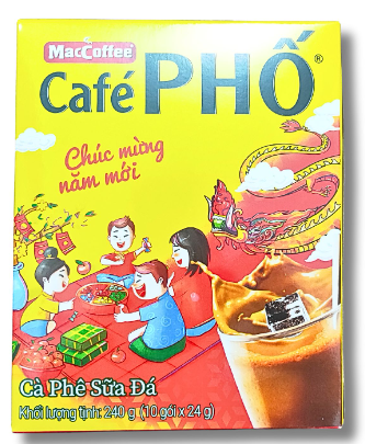 Cafe Phố (Cafe sữa đá) (MacCoffee) 240g