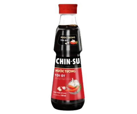 Chinsu Soya sauce with garlic & chili 330ml