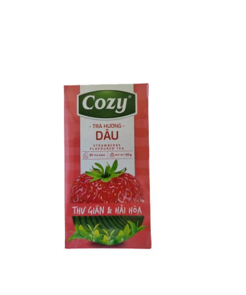 Cozy Strawberry Flavor tea bags 50g
