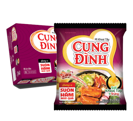 Cung Dinh instant noodle (Five-fruit stewed rib flavor)