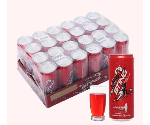 Sting Red Gingeng (Sting Hồng Sâm 330ml (Dạng lon)