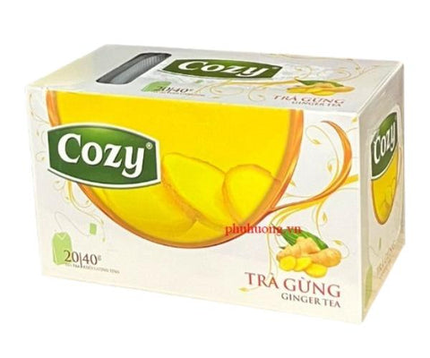 Cozy Ginger teabag 40g (Trà Gừng Cozy)