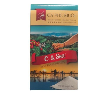 C & Sea Instant Coffee 160g (Cafe Muối)