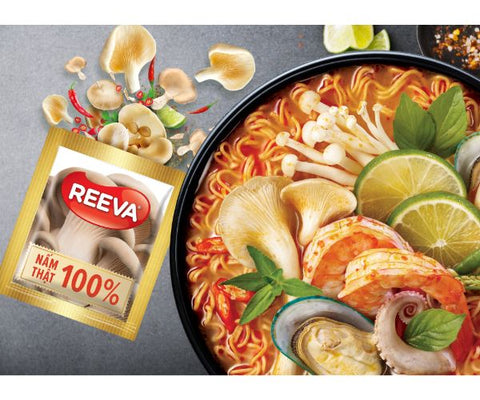 Reeva Sour and Spicy Mushroom hot pot flavour instant noodles (30 packages x 85g)