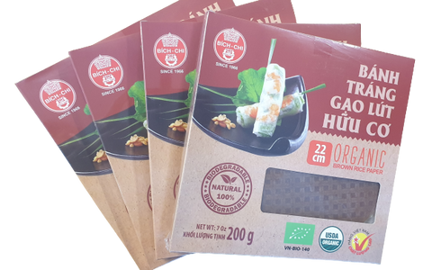 Bich Chi Organic Brown Rice Paper 22cm (200g)