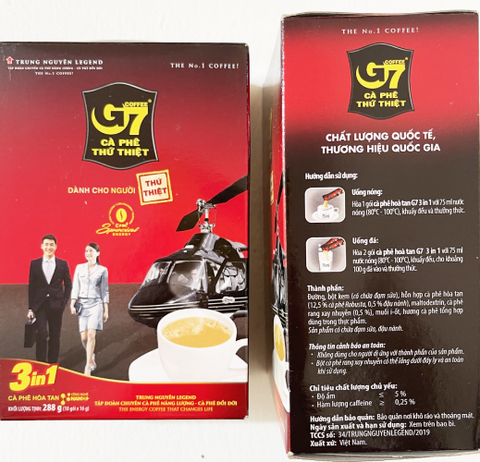 Trung Nguyen G7 3in1 Coffee Box 288gr