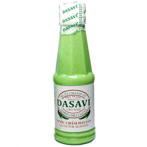 Green chilli and salt sauce for seafood 260gr