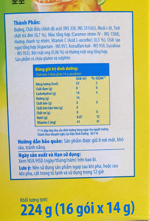 Lipton Lemon Instant Tea 224gr